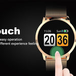 New Multi-Purpose Fashion 0.95 Inch Smart Watch OLED Color Screen Blood Pressure Heart Rate for Android iOS Windows Wristwatch - RAPBLUE