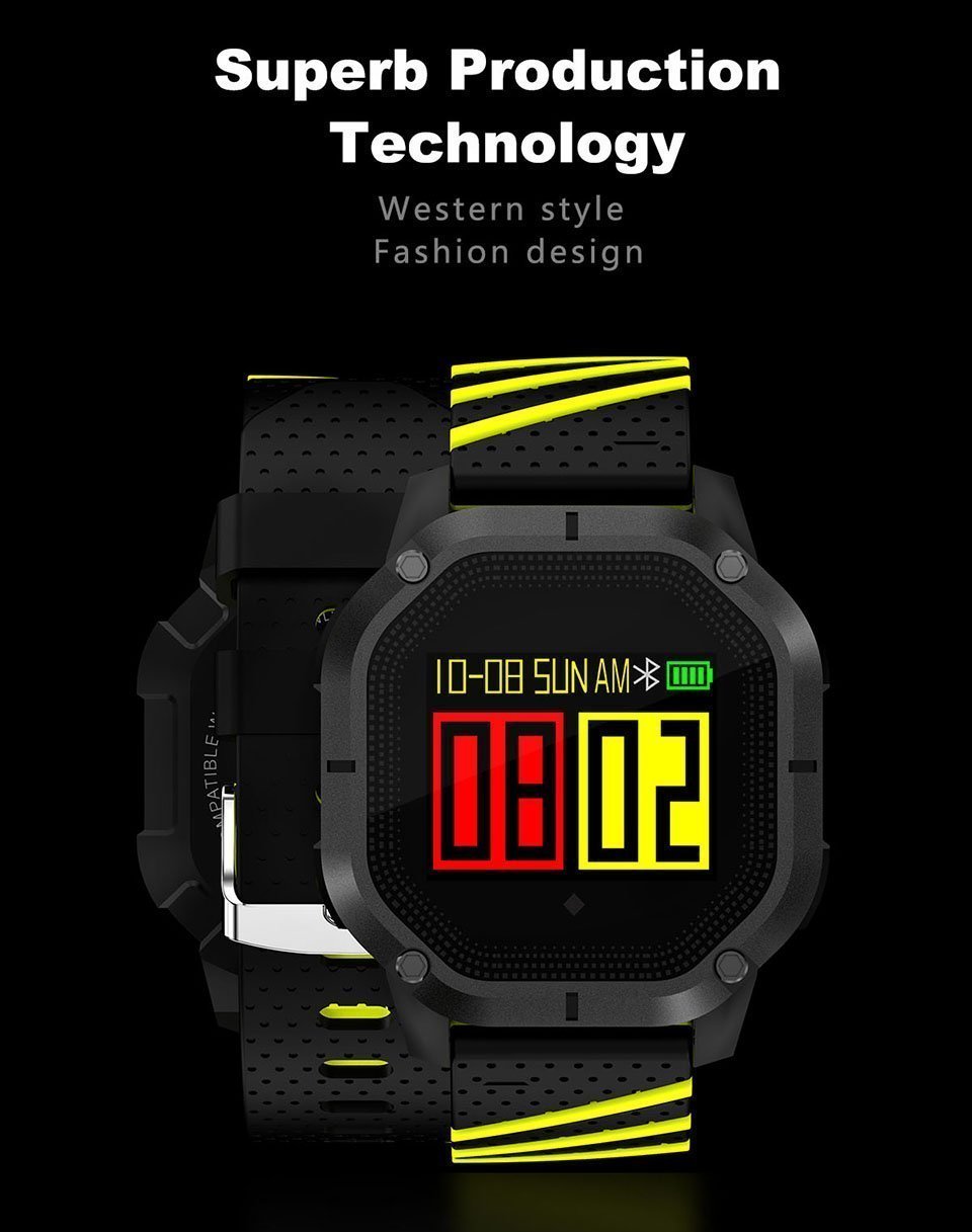 New Smart Wristband Fitness Bracelet Smart Sports Band with Swimming IP68 Waterproof Heart Rate Tracker for Android iOS Windows - RAPBLUE