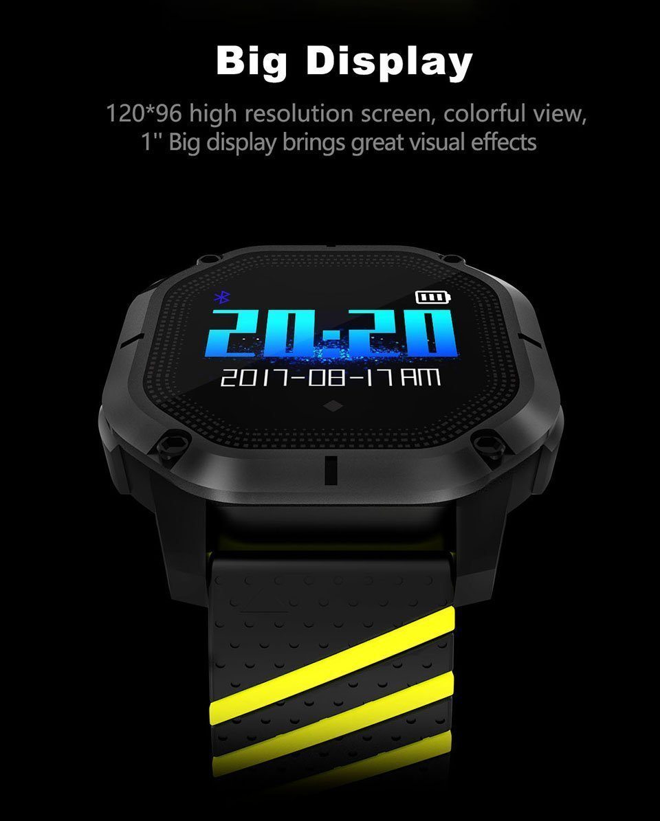 New Smart Wristband Fitness Bracelet Smart Sports Band with Swimming IP68 Waterproof Heart Rate Tracker for Android iOS Windows - RAPBLUE