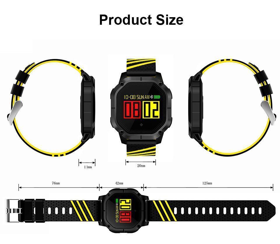 New Smart Wristband Fitness Bracelet Smart Sports Band with Swimming IP68 Waterproof Heart Rate Tracker for Android iOS Windows - RAPBLUE