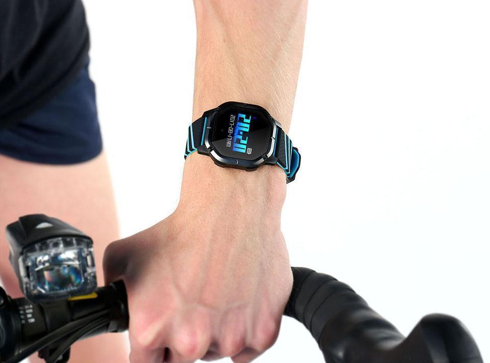 New Smart Wristband Fitness Bracelet Smart Sports Band with Swimming IP68 Waterproof Heart Rate Tracker for Android iOS Windows - RAPBLUE