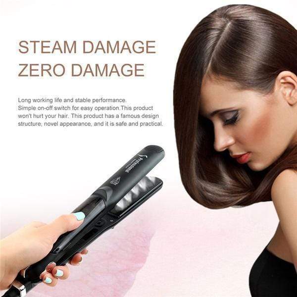 PROFESSIONAL SALON STEAM HAIR STRAIGHTENER - RAPBLUE