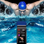 Sports Swim Smart Watch Blood Pressure Heart Rate Monitor GPS for IOS Android Windows - RAPBLUE