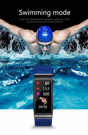 Sports Swim Smart Watch Blood Pressure Heart Rate Monitor GPS for IOS Android Windows - RAPBLUE