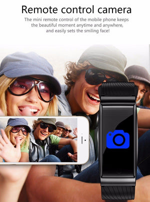 Sports Swim Smart Watch Blood Pressure Heart Rate Monitor GPS for IOS Android Windows - RAPBLUE