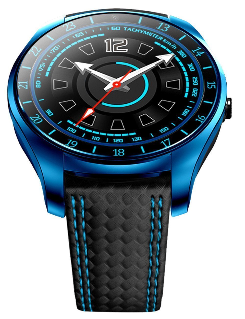 New Luxury Smart Watch with Camera Bluetooth Smartwatch Pedometer Heart Rate Monitor Sim Card Wristwatch for Android IOS - RAPBLUE