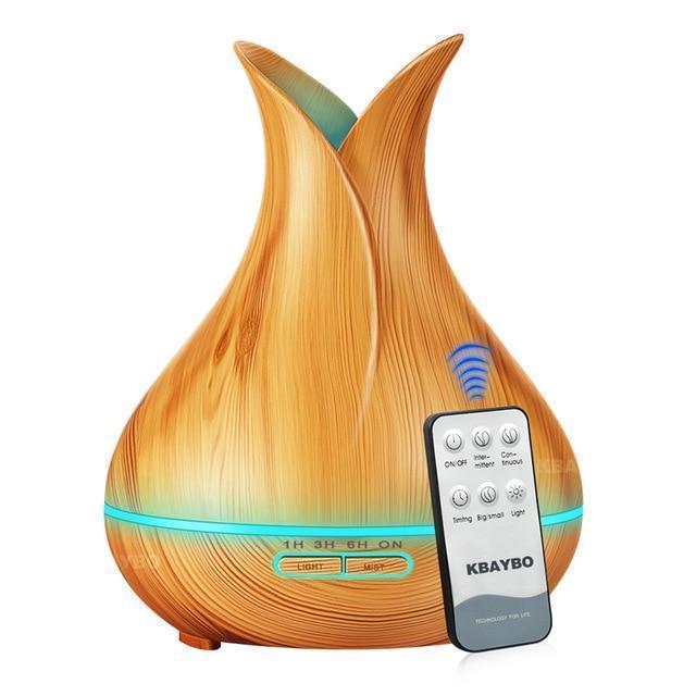 Essential Oil Diffuser - Wood Grained 400ml - RAPBLUE