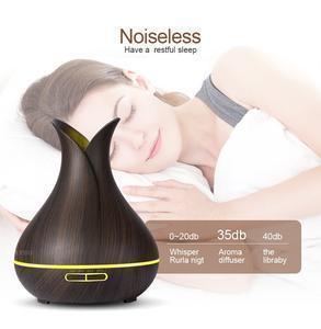 Essential Oil Diffuser - Wood Grained 400ml - RAPBLUE