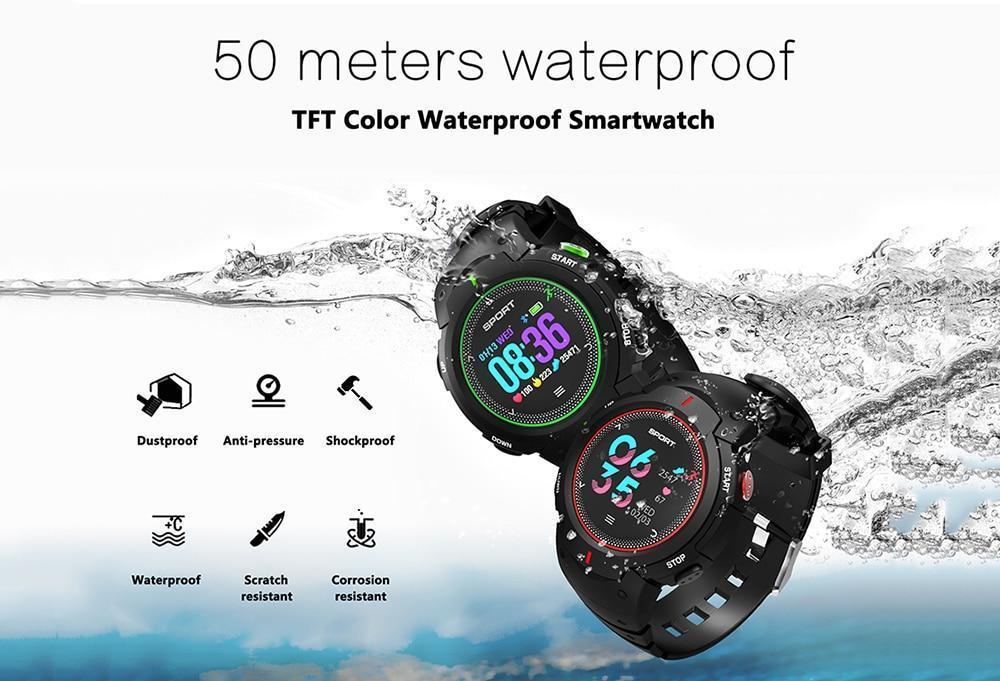 New IP68 Waterproof Smart Watch Bluetooth Heart Rate Monitor Remote Camera Sports Wristband Smartwatch - RAPBLUE