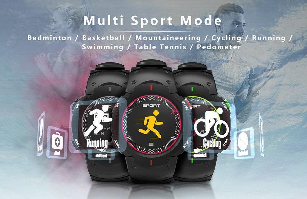 New IP68 Waterproof Smart Watch Bluetooth Heart Rate Monitor Remote Camera Sports Wristband Smartwatch - RAPBLUE