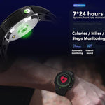 New IP68 Waterproof Smart Watch Bluetooth Heart Rate Monitor Remote Camera Sports Wristband Smartwatch - RAPBLUE