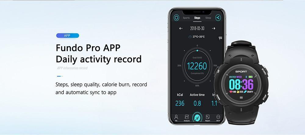 New IP68 Waterproof Smart Watch Bluetooth Heart Rate Monitor Remote Camera Sports Wristband Smartwatch - RAPBLUE