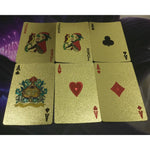 24K GOLD-PLATED PLAYING CARDS WITH CASE - RAPBLUE