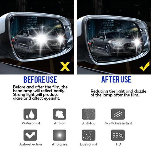 FilmCar™ : Anti-rain Car Rearview Mirror Film - RAPBLUE