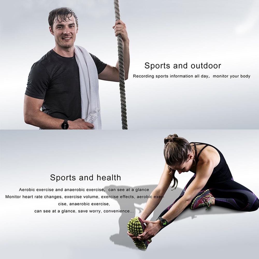 New Smart Watch IP67 Waterproof Activity Fitness Tracker Heart Rate Monitor Smartwatch for iPhone Android - RAPBLUE