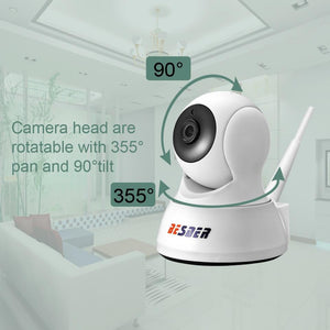 Home Security WiFi Camera 2 Way Audio Night Vision Baby Monitor CCTV - RAPBLUE