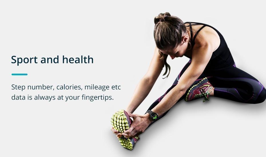 New Smart Watch IP67 Waterproof Activity Fitness Tracker Heart Rate Monitor Smartwatch for iPhone Android - RAPBLUE