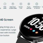 New Smart Watch IP67 Waterproof Activity Fitness Tracker Heart Rate Monitor Smartwatch for iPhone Android - RAPBLUE