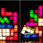 DIY Stackable Tetris Puzzle Desk Lamp - RAPBLUE