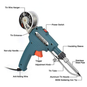 Soldering Gun with Automatic Tin Reel - RAPBLUE