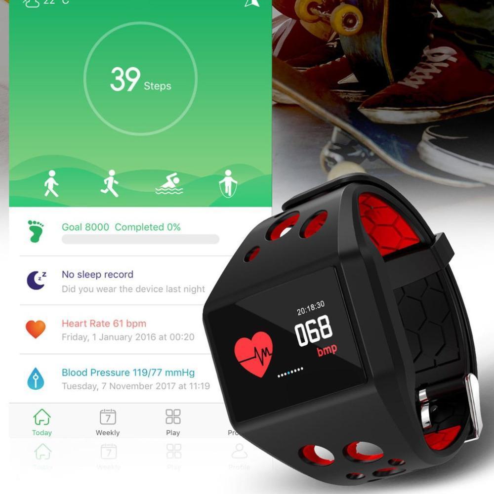 New Bluetooth Smartband Bands Blood Pressure IP68 Waterproof Smartwatch For IOS Android - RAPBLUE