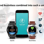 New Smart Watch Bluetooth Heart Rate Monitor Remote Camera Fitness Tracker Smartwatch For Android/IOS - RAPBLUE