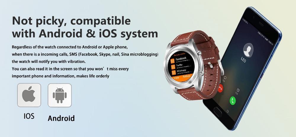 New Smart Watch Bluetooth Heart Rate Monitor Remote Camera Fitness Tracker Smartwatch For Android/IOS - RAPBLUE