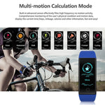Waterproof Smartwatch Fitness Bracelet Wristband Watch Heart Rate Monitor Smart Band For iPhone Android - RAPBLUE