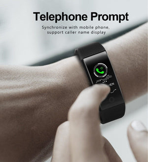 Waterproof Smartwatch Fitness Bracelet Wristband Watch Heart Rate Monitor Smart Band For iPhone Android - RAPBLUE
