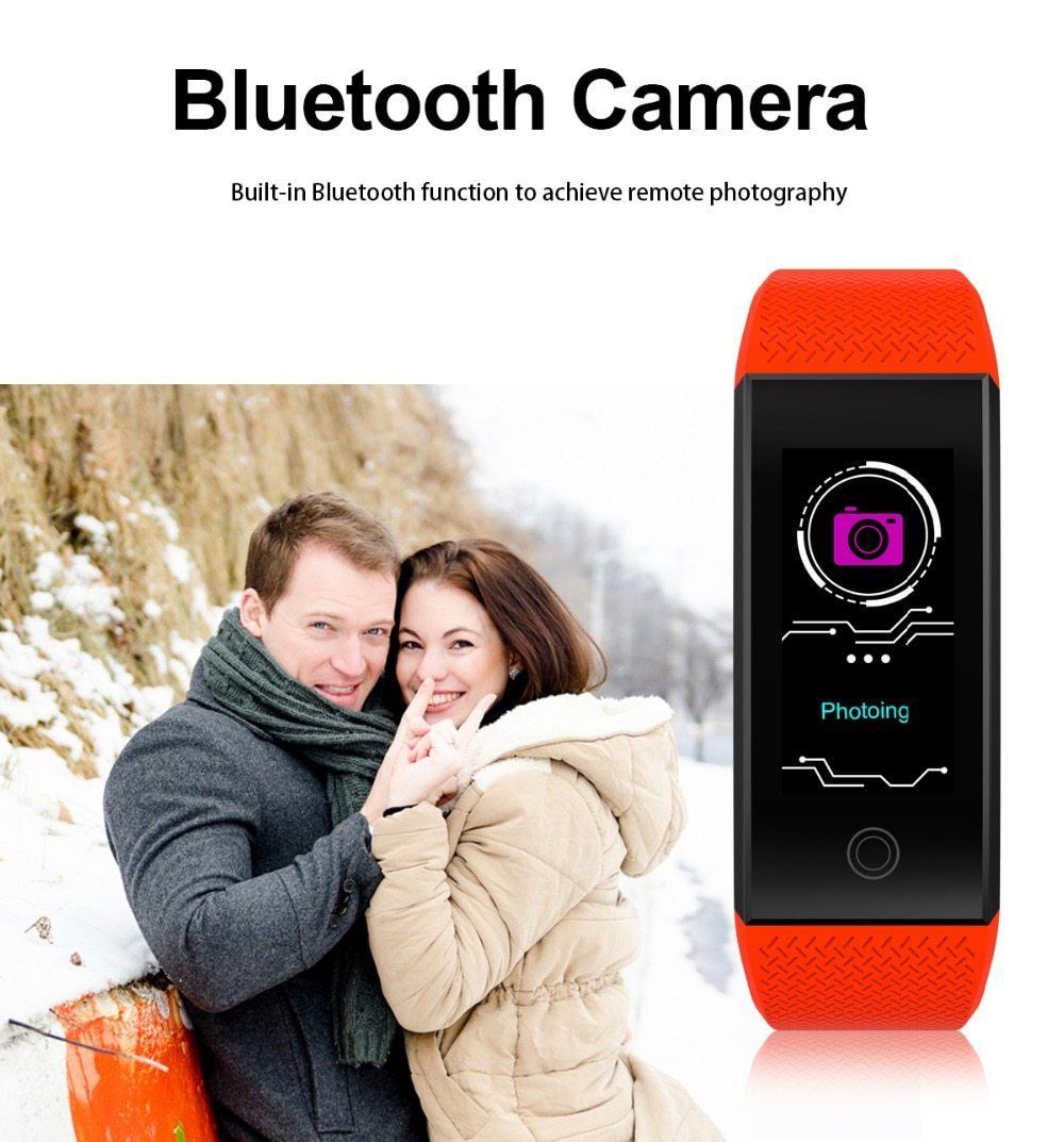 Waterproof Smartwatch Fitness Bracelet Wristband Watch Heart Rate Monitor Smart Band For iPhone Android - RAPBLUE