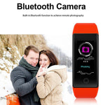 Waterproof Smartwatch Fitness Bracelet Wristband Watch Heart Rate Monitor Smart Band For iPhone Android - RAPBLUE