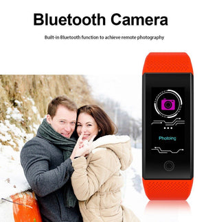 Waterproof Smartwatch Fitness Bracelet Wristband Watch Heart Rate Monitor Smart Band For iPhone Android - RAPBLUE