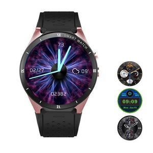 New Luxury Smart Phone Watch 2MP Camera SIM Card Support 3G WIFI GPS Android 7.0 Smartwatch Heart Rate Monitor - RAPBLUE