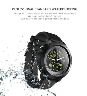 New Sport Activity Tracker Calories Pedometer Smartwatch Stopwatch Call SMS Reminder Long Standby Time Smart Watch - RAPBLUE