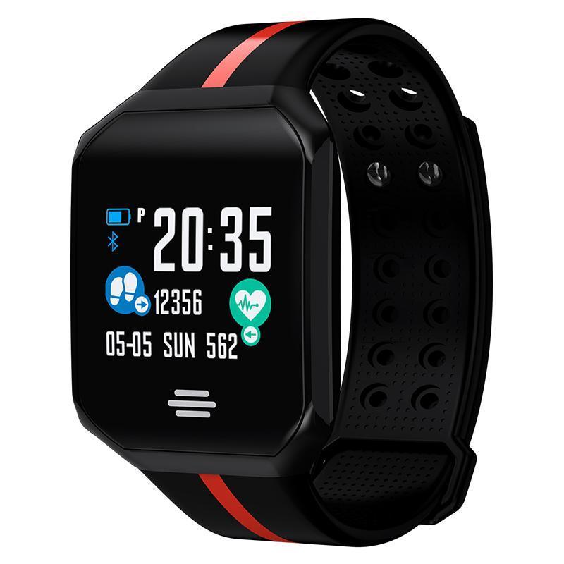New Pedometer Blood Pressure Heart Rate Monitor Smart Watch IP67 Waterproof Sport Fitness Trakcer For iOS Android - RAPBLUE
