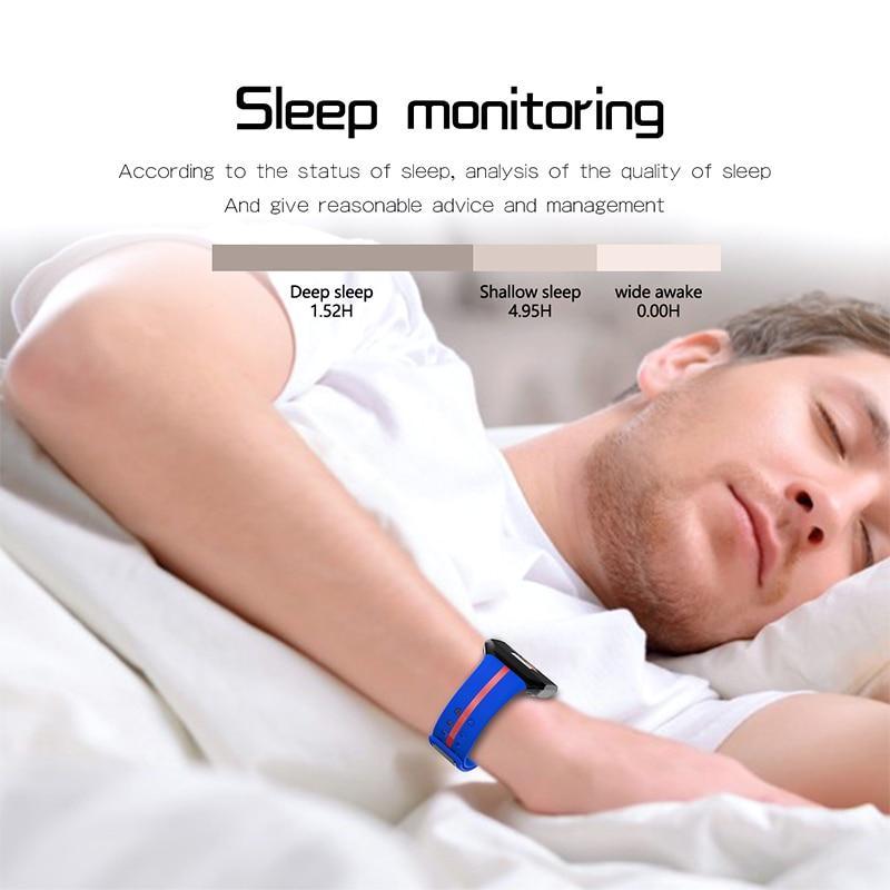 New Pedometer Blood Pressure Heart Rate Monitor Smart Watch IP67 Waterproof Sport Fitness Trakcer For iOS Android - RAPBLUE