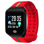 New Pedometer Blood Pressure Heart Rate Monitor Smart Watch IP67 Waterproof Sport Fitness Trakcer For iOS Android - RAPBLUE