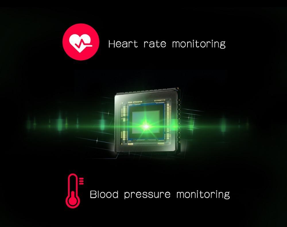 New Pedometer Blood Pressure Heart Rate Monitor Smart Watch IP67 Waterproof Sport Fitness Trakcer For iOS Android - RAPBLUE