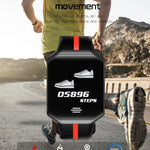 New Pedometer Blood Pressure Heart Rate Monitor Smart Watch IP67 Waterproof Sport Fitness Trakcer For iOS Android - RAPBLUE