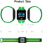 New Pedometer Blood Pressure Heart Rate Monitor Smart Watch IP67 Waterproof Sport Fitness Trakcer For iOS Android - RAPBLUE