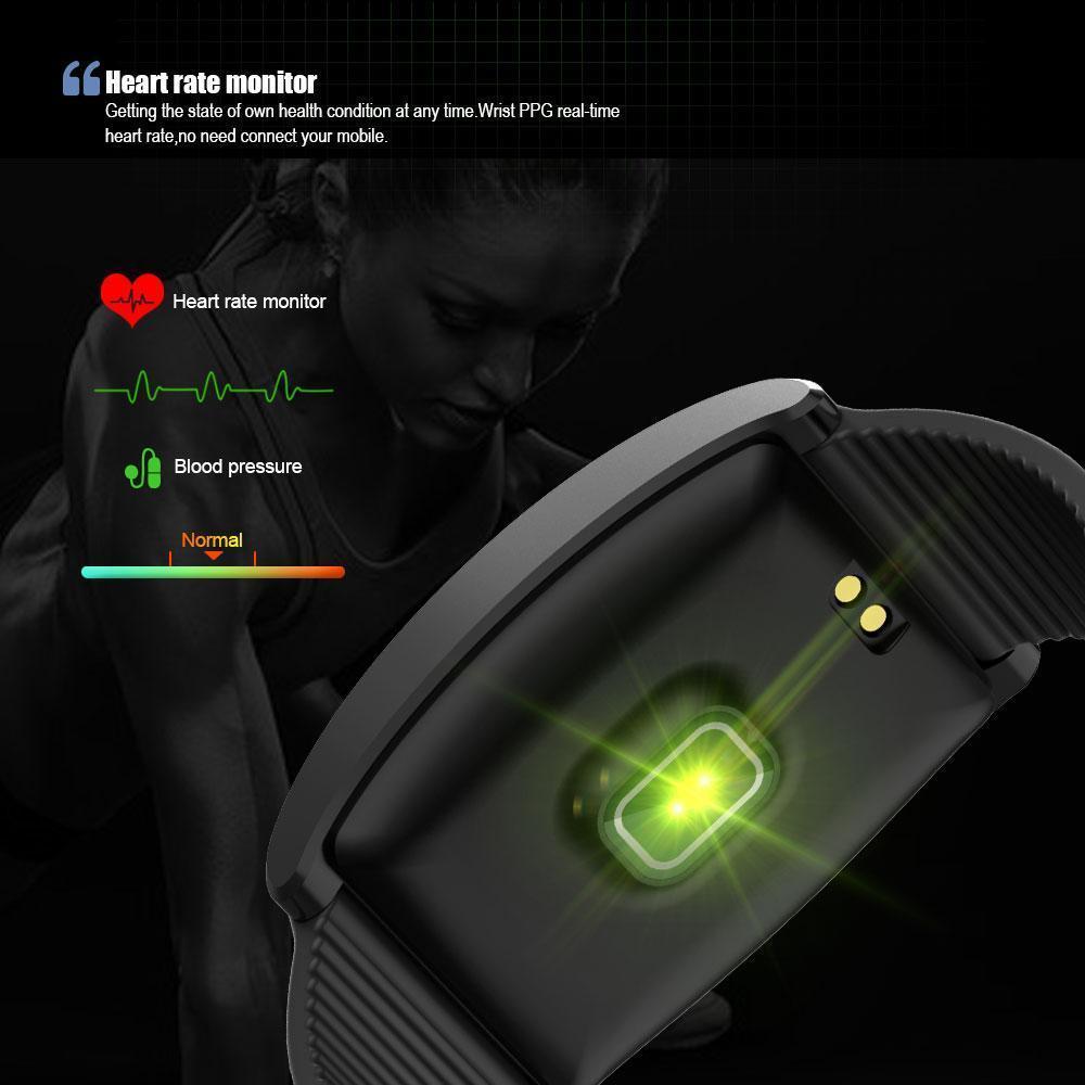 New Smart Wristband Watch Blood Pressure Oxygen Smart Band Watch Dial Heart Rate Monitor Fitness Bracelet - RAPBLUE