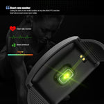 New Smart Wristband Watch Blood Pressure Oxygen Smart Band Watch Dial Heart Rate Monitor Fitness Bracelet - RAPBLUE