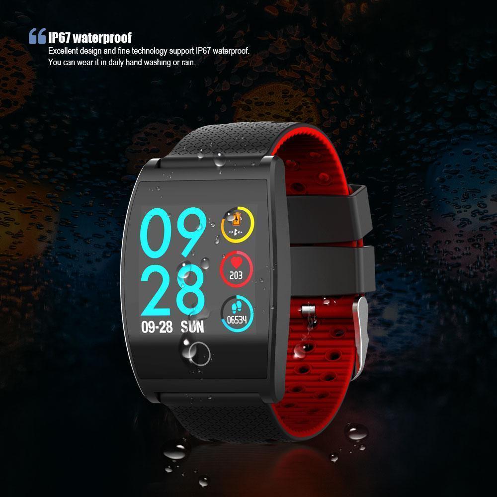 New Smart Wristband Watch Blood Pressure Oxygen Smart Band Watch Dial Heart Rate Monitor Fitness Bracelet - RAPBLUE