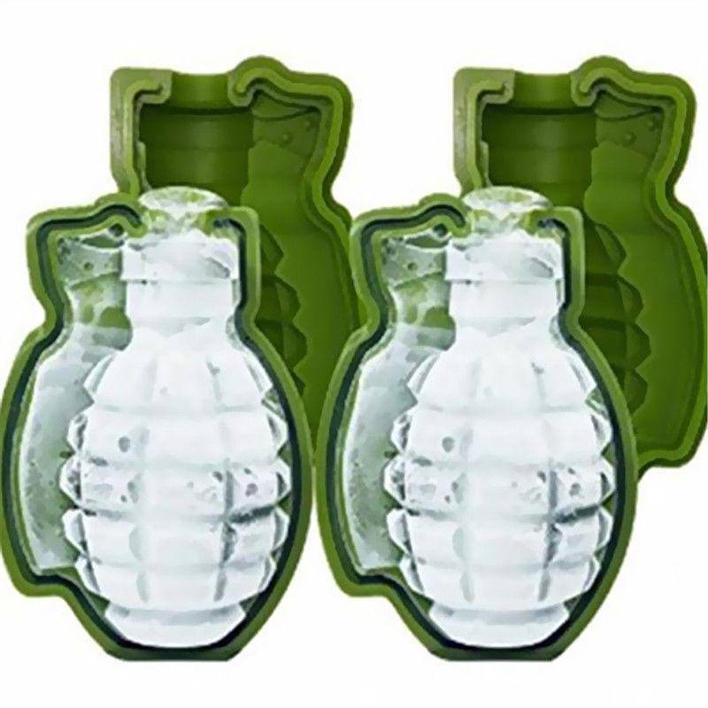 3D Ice Cube Mold Grenade Shape - RAPBLUE