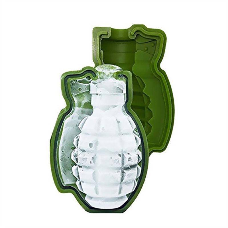 3D Ice Cube Mold Grenade Shape - RAPBLUE