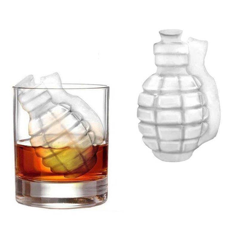 3D Ice Cube Mold Grenade Shape - RAPBLUE