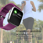 New IP67 Waterproof Fitness Tracker Heart Rate Monitor Blood Pressure Clock Smartwatch For Android iPhone - RAPBLUE