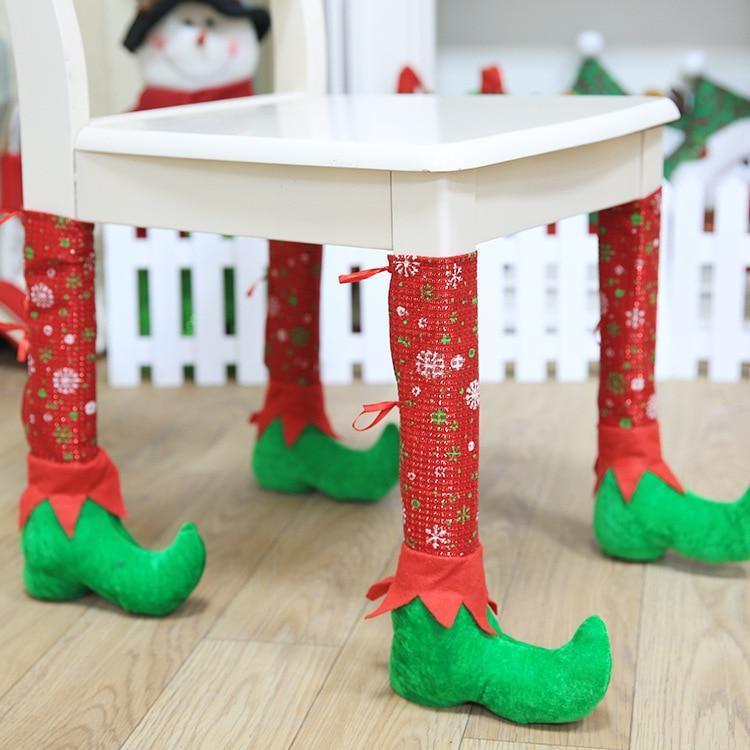 Christmas Themed Table and Chair Leg Sock - RAPBLUE