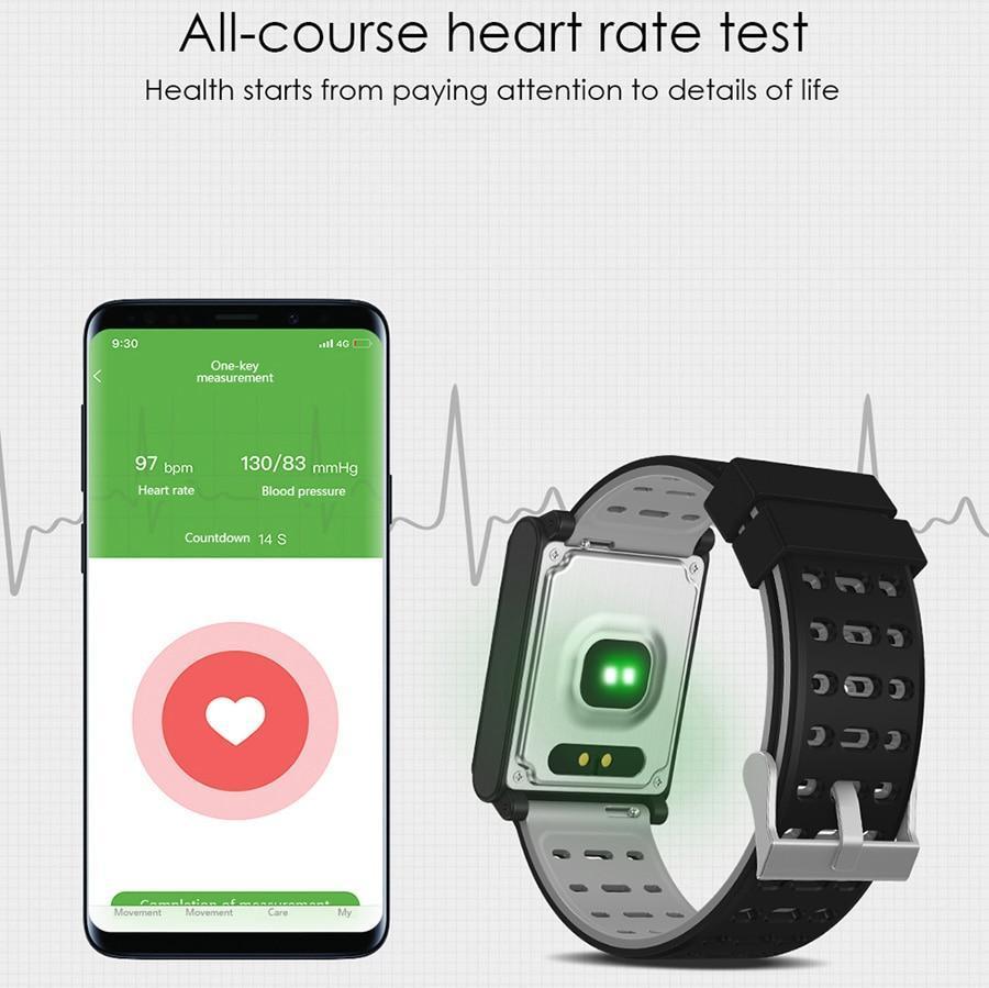 New Smart Band Heart Rate Monitor Blood Pressure Smart Wristband Fitness Tracker Bracelet Sport Watch For Android iPhone - RAPBLUE