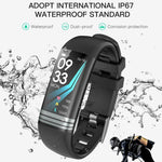 New Fitness Bracelet Blood Pressure Heart Rate Monitor Smart Band Watch Multi-Sport Mode For iPhone Android - RAPBLUE